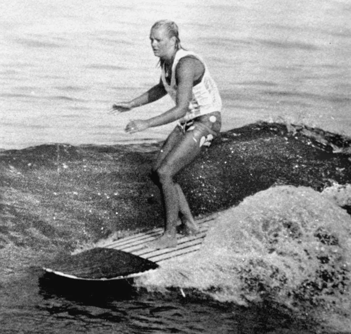 Joyce Hoffman, San Clemente High surfing champion, 1965